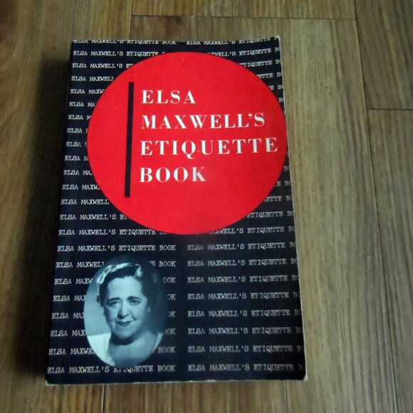Elsa Maxwell's Etiquette Book 1951 Paperback Edition - Picture 1 of 2